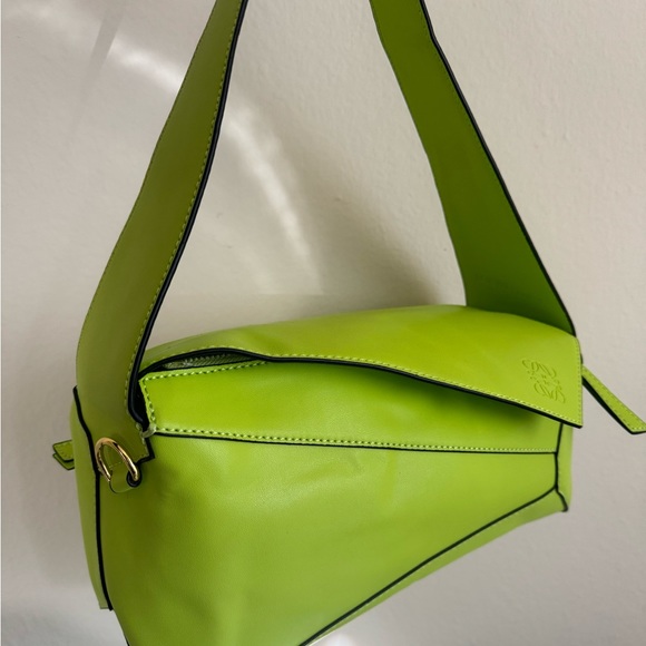 Lime Green Shoulder Bag - Picture 9 of 10